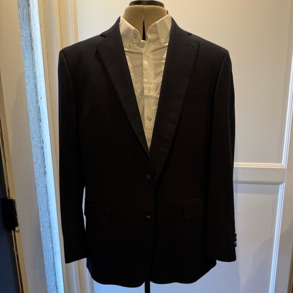 Brooks Brothers Regent Fit Navy Blue Single-Breasted Men’s Blazer